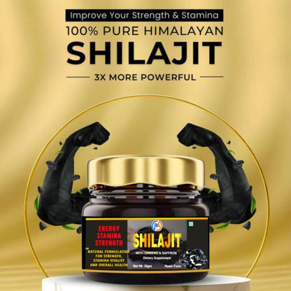Pure Himalayan Shilajit Resin Gold 30Gm